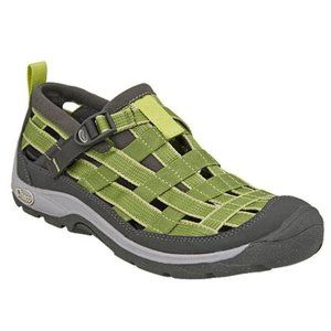 CHACO Paradox Shoe Woven Green Hiking Outdoor 10